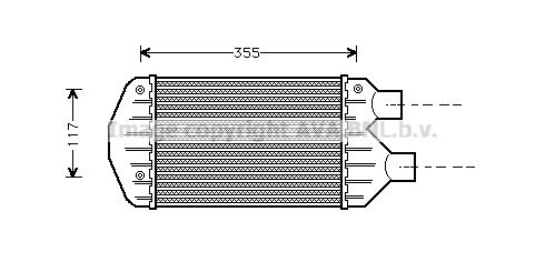 AVA QUALITY COOLING Välijäähdytin FT4267